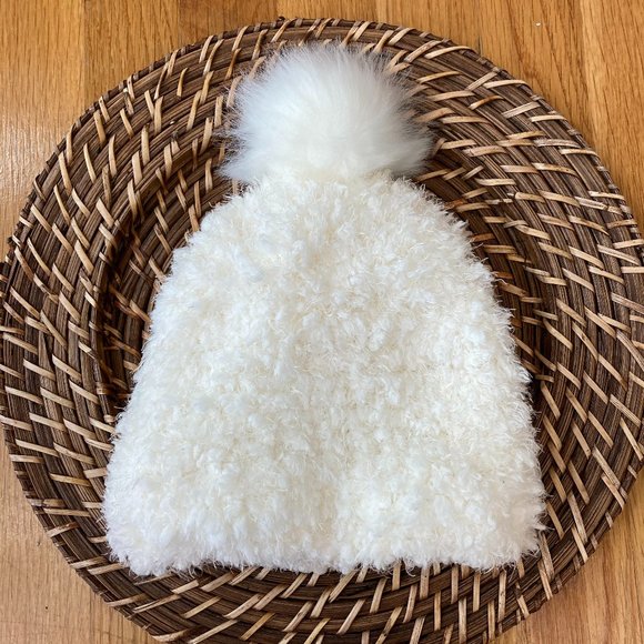 Winter Pom Pom Beanie - Picture 2 of 3